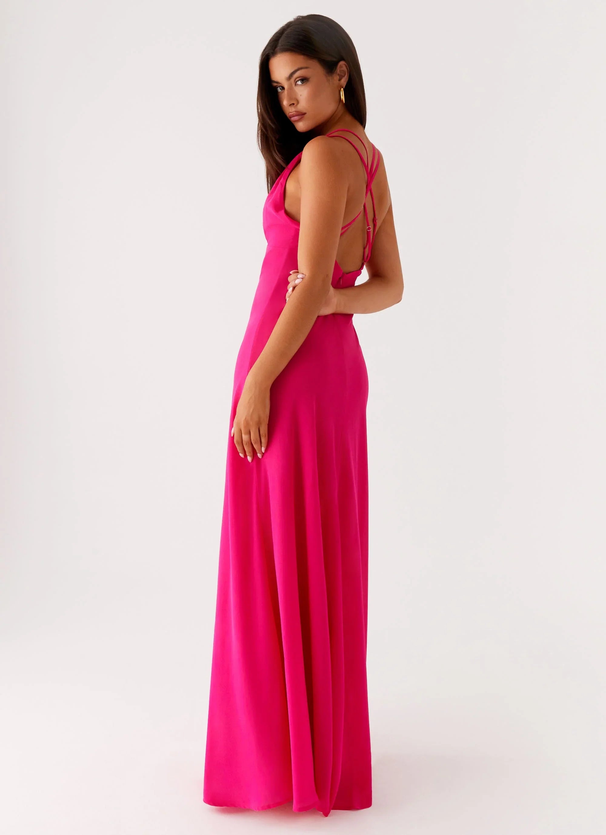 Kacia Maxi Dress Fuchsia