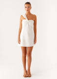 Kameron Linen Mini Dress White