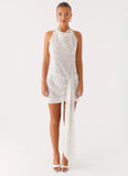 Cinta Sequin Mini Dress Silver