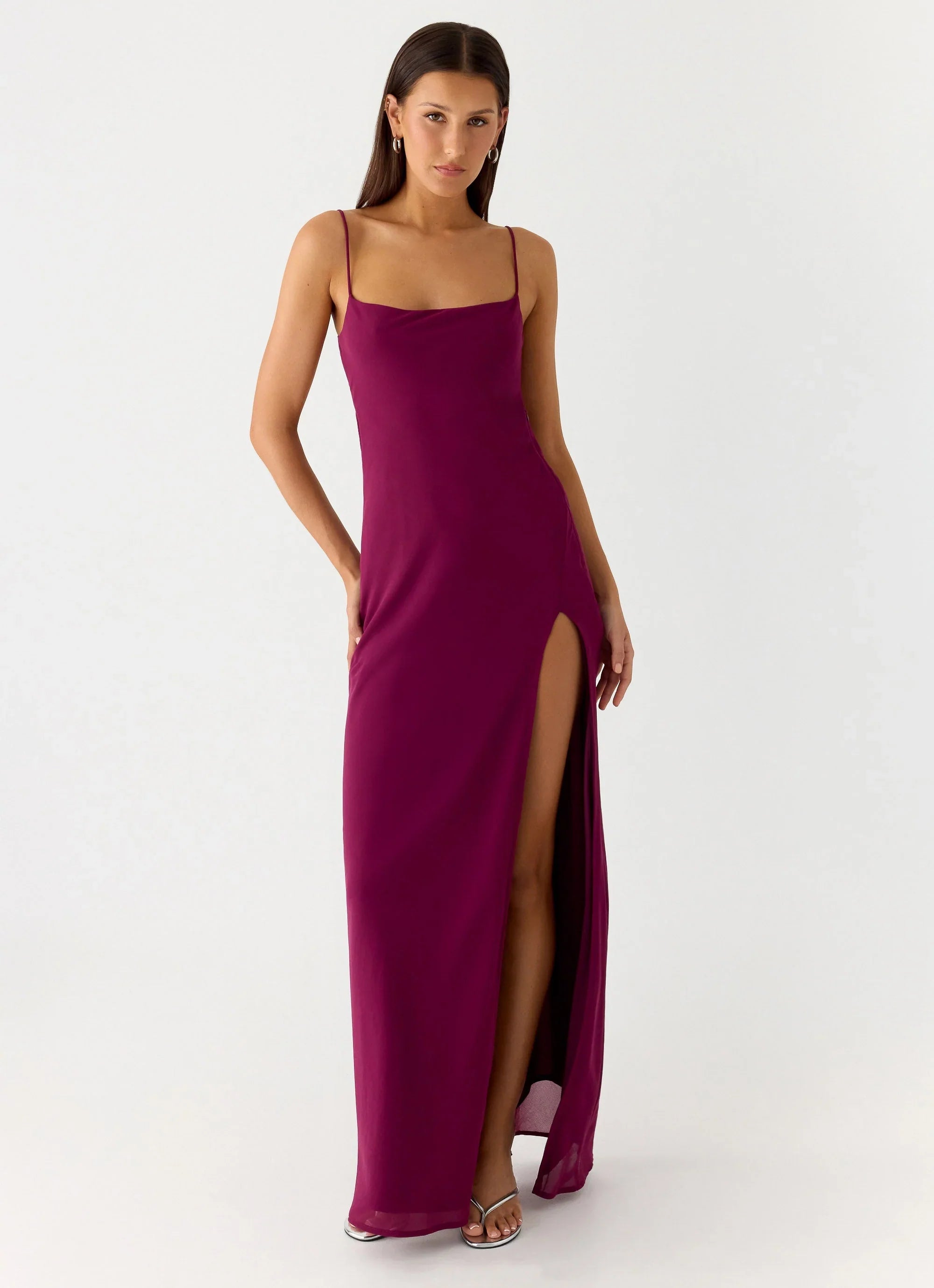 Alouette Maxi Dress Plum