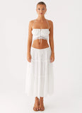 Evi Midi Skirt Ivory