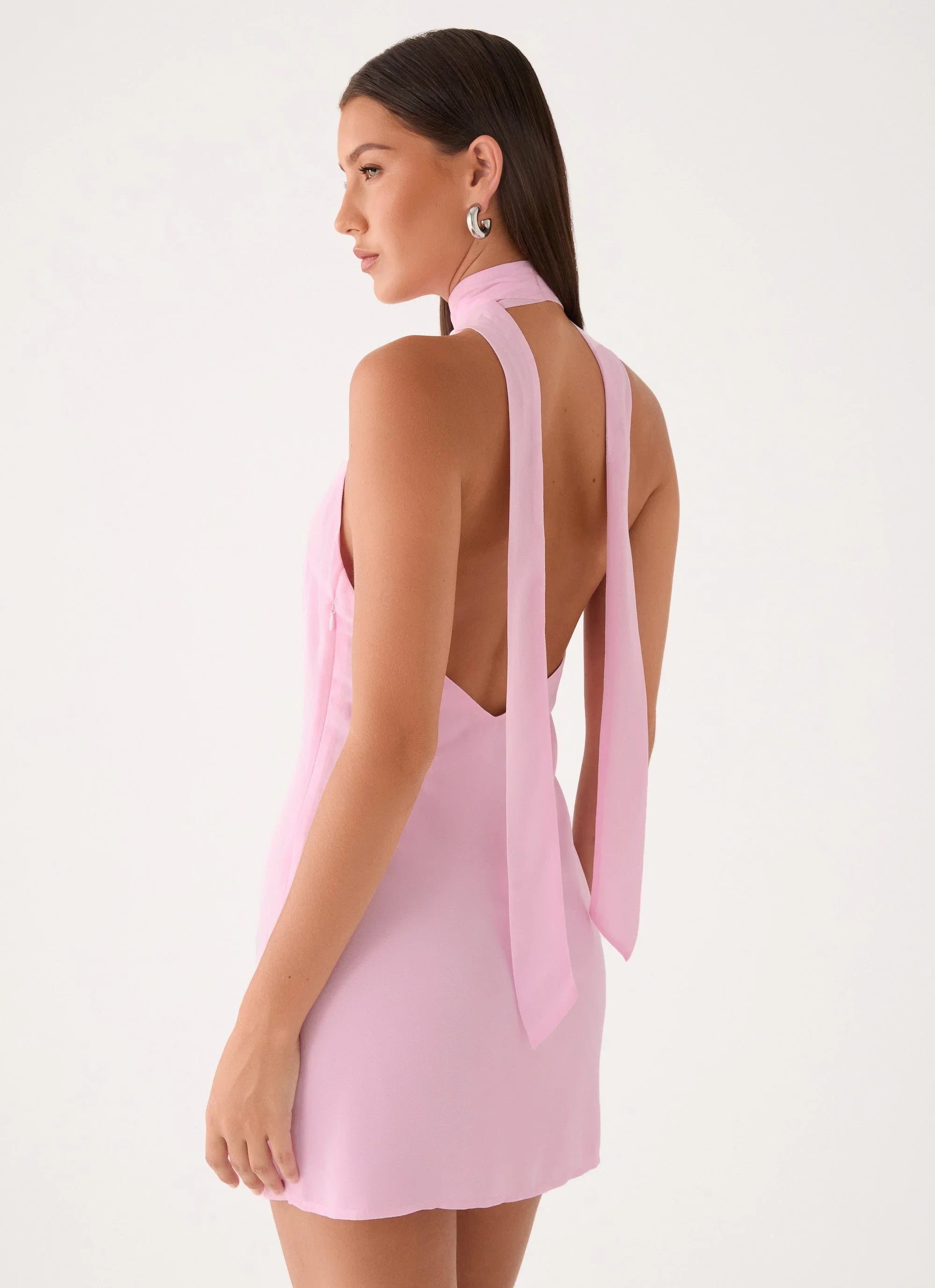 Float Away Mini Dress Pink