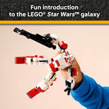 LEGO Star Wars Clone Shock Trooper Mech Building Toy for Boys Girls Poseable Star Wars Figure W Pretend Play Blaster Stud Shooter for Kids Fans Ages 6 Gift Idea for Birthdays 75448