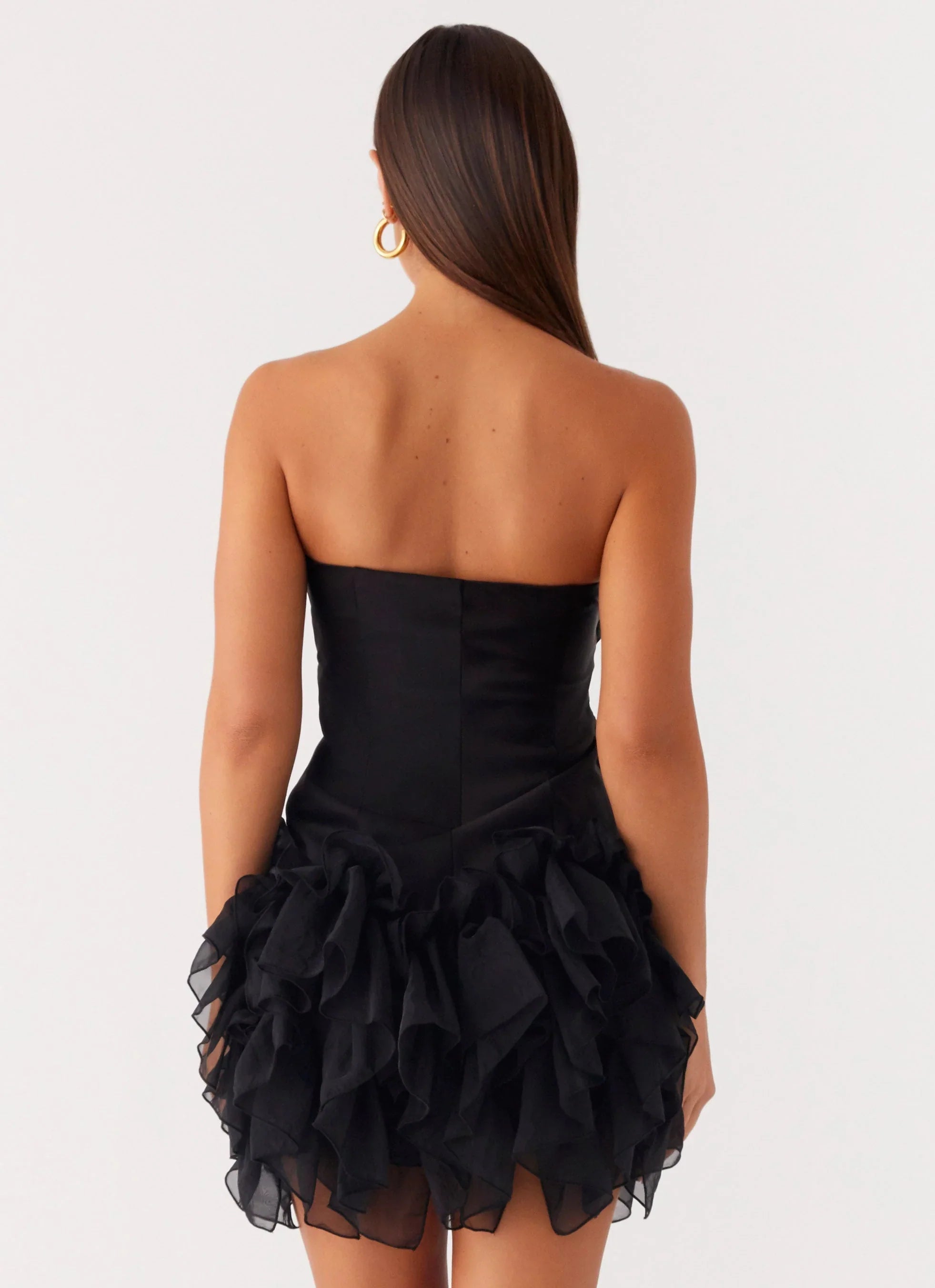 Arabian Nights Mini Dress Black