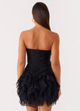 Arabian Nights Mini Dress Black