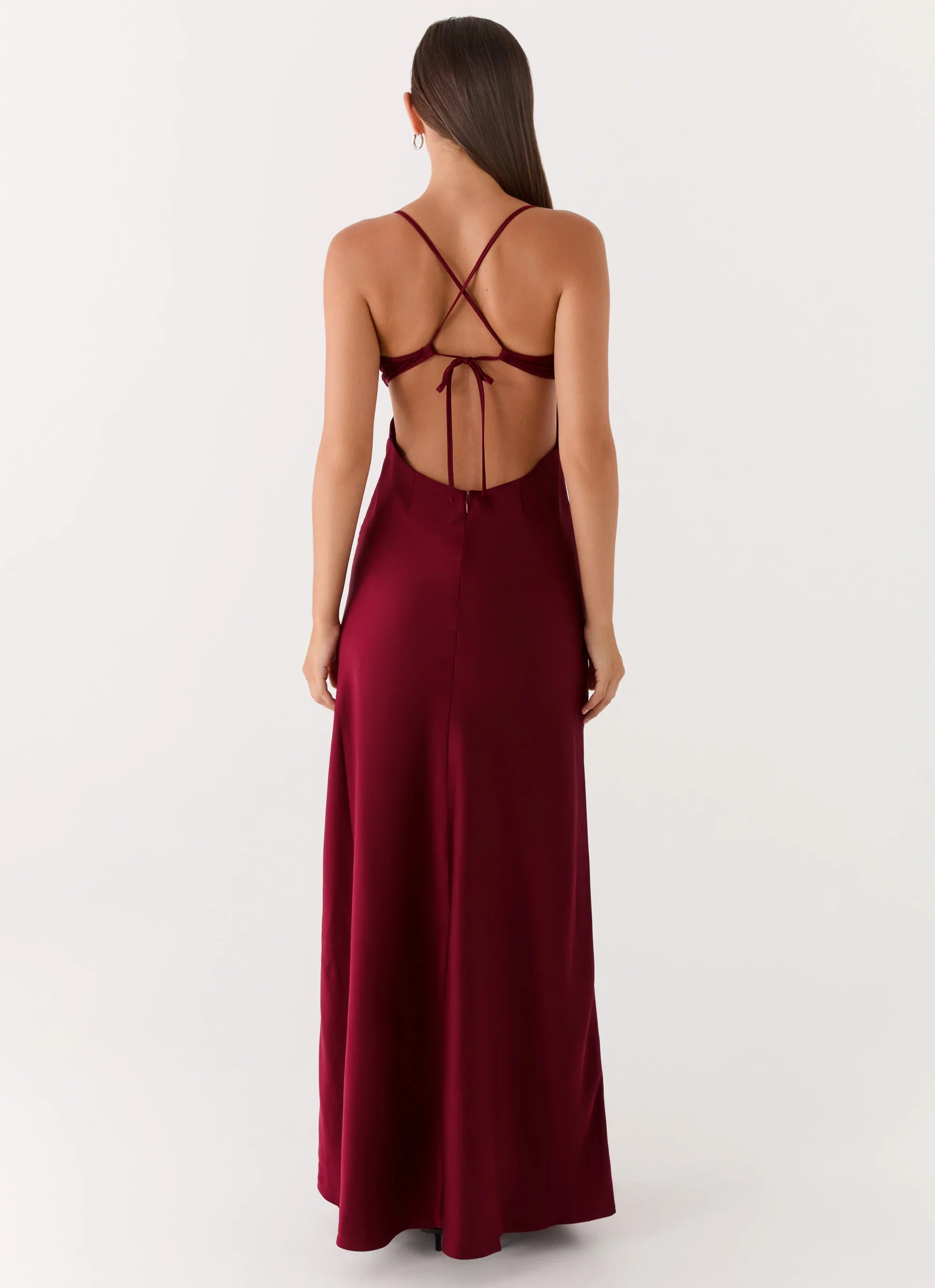 Joanie Maxi Dress Maroon
