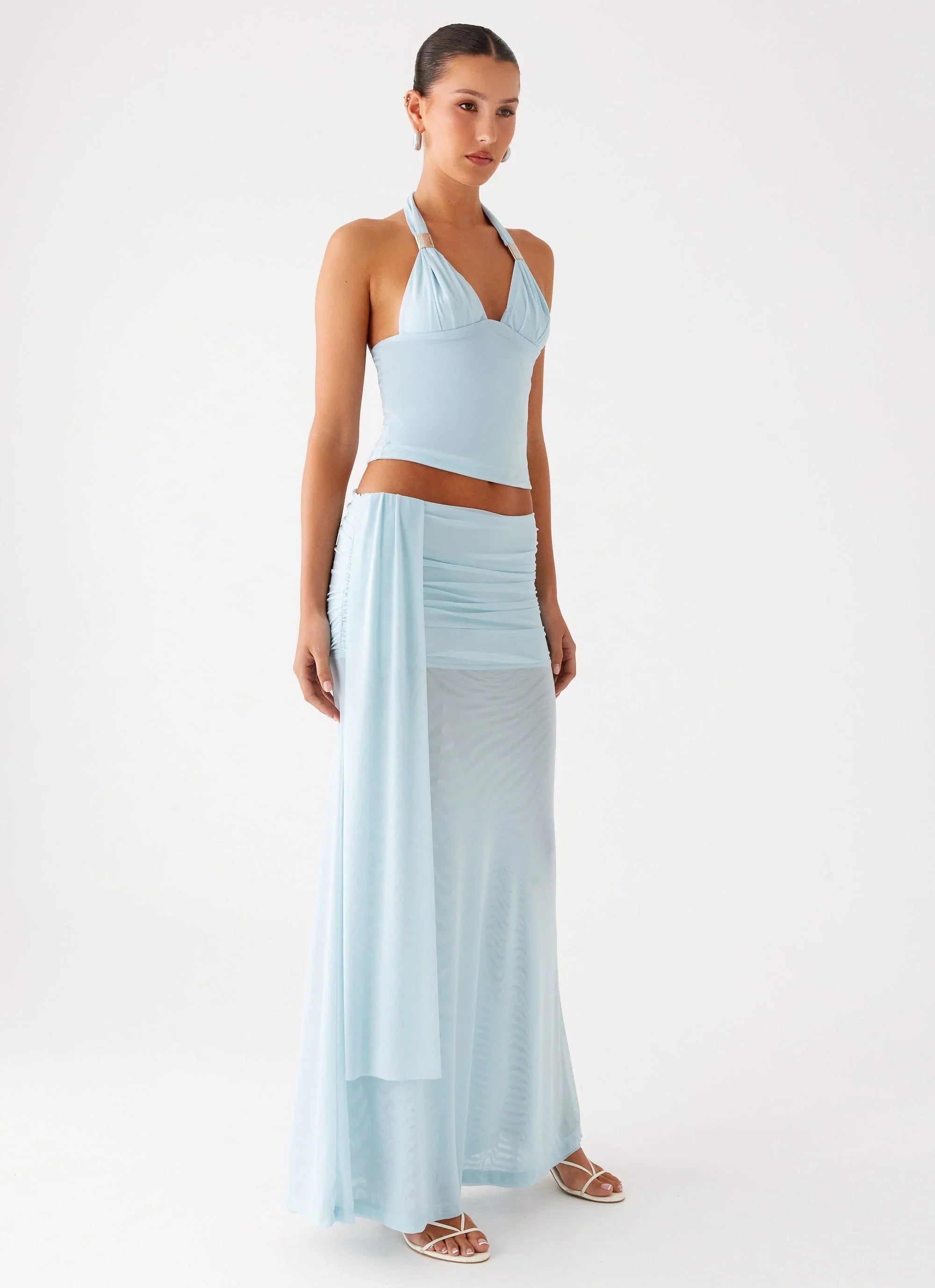 Blaze Maxi Skirt Blue