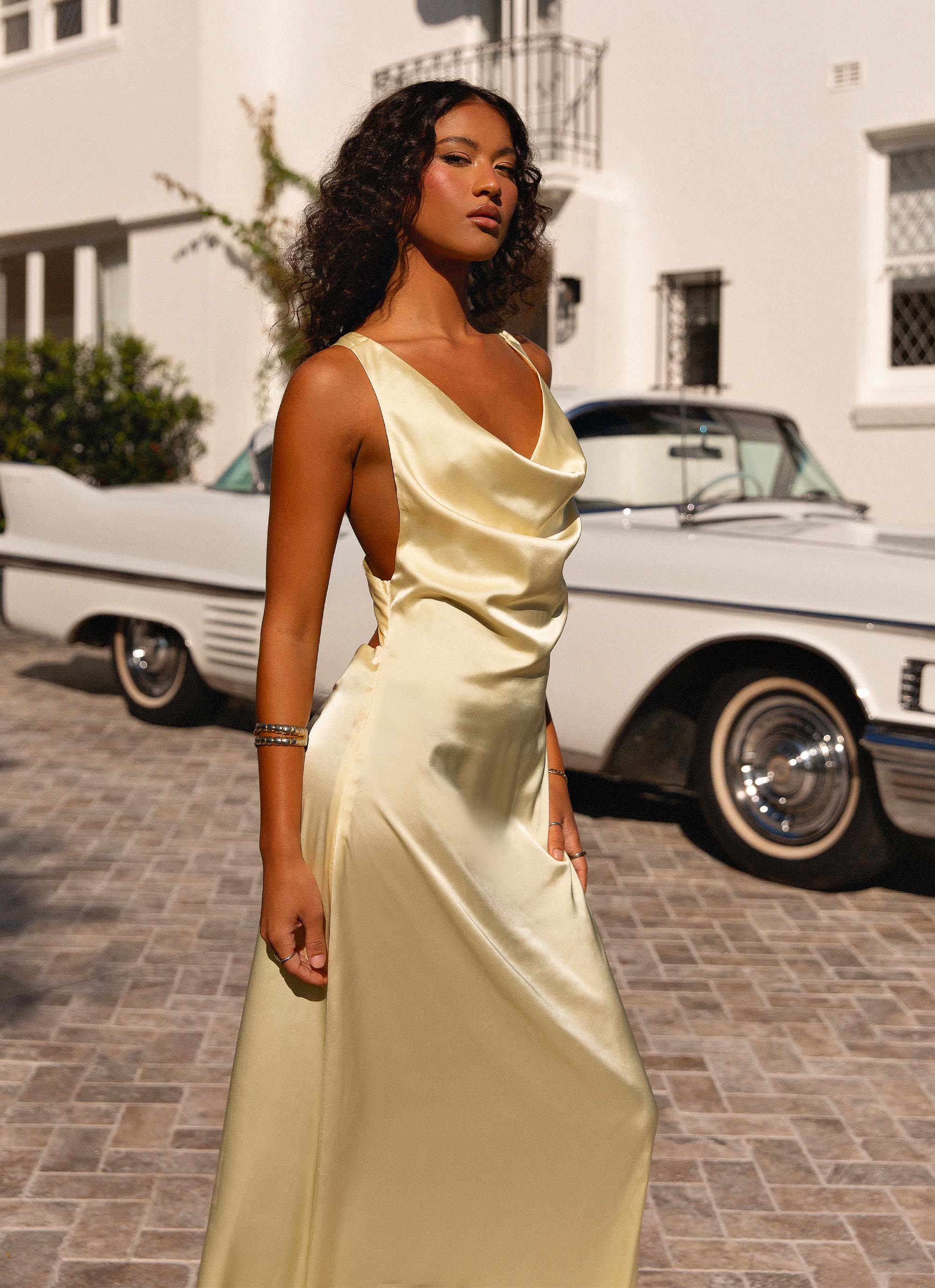 Musa Maxi Dress Lemon