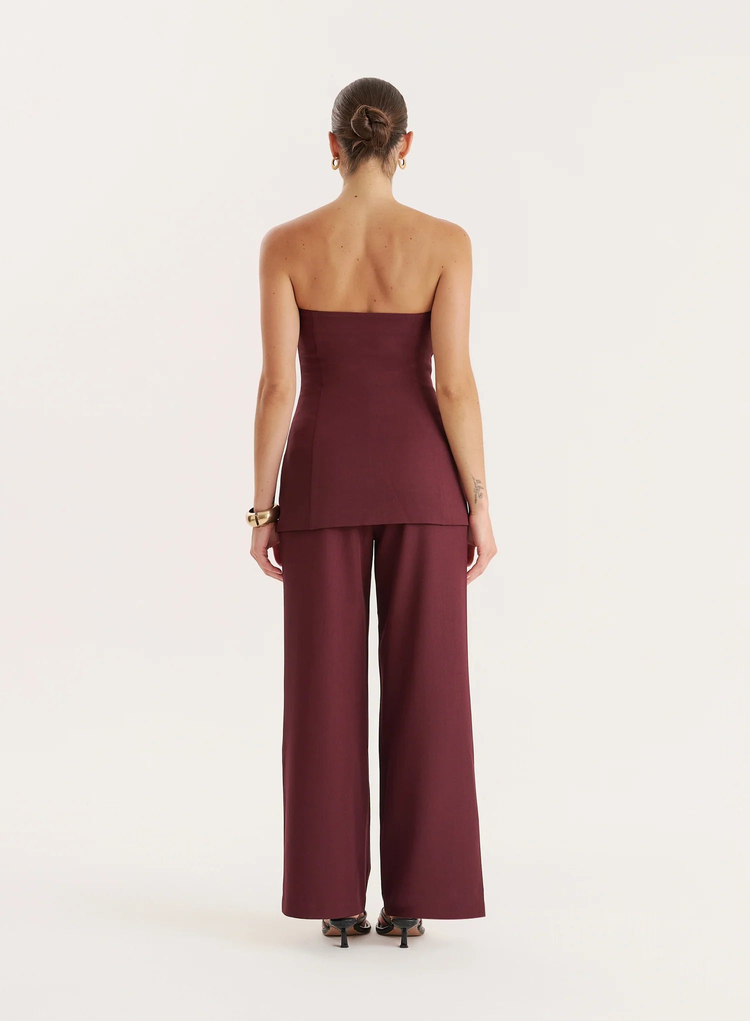 Burgundy Tailored Corset