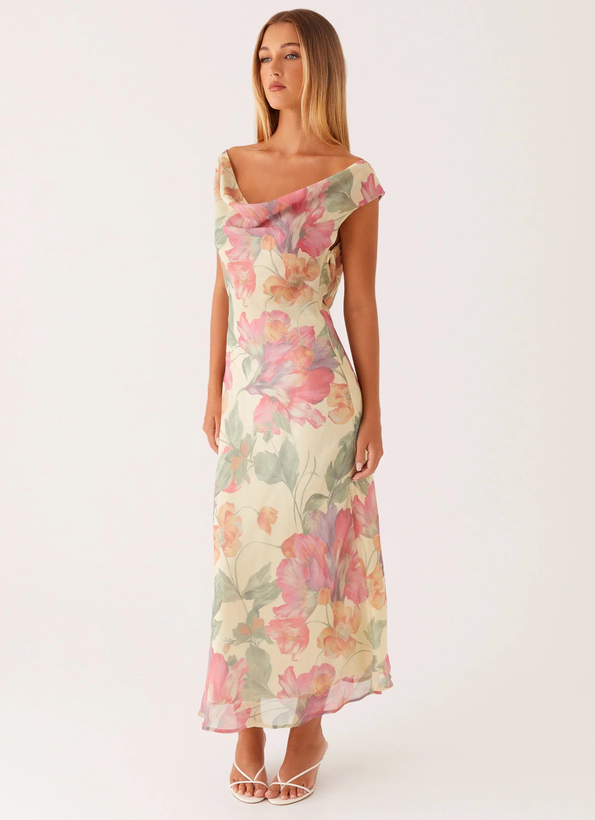 Role Model Maxi Dress Yellow Peony