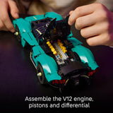 LEGO Technic Aston Martin Valkyrie Toy Car Kids Model Kit Toy for Boys and Girls Ages 9 Vehicle Building Set for Pretend Play STEM Learning Sports Car Gift Idea for Birthdays 42208