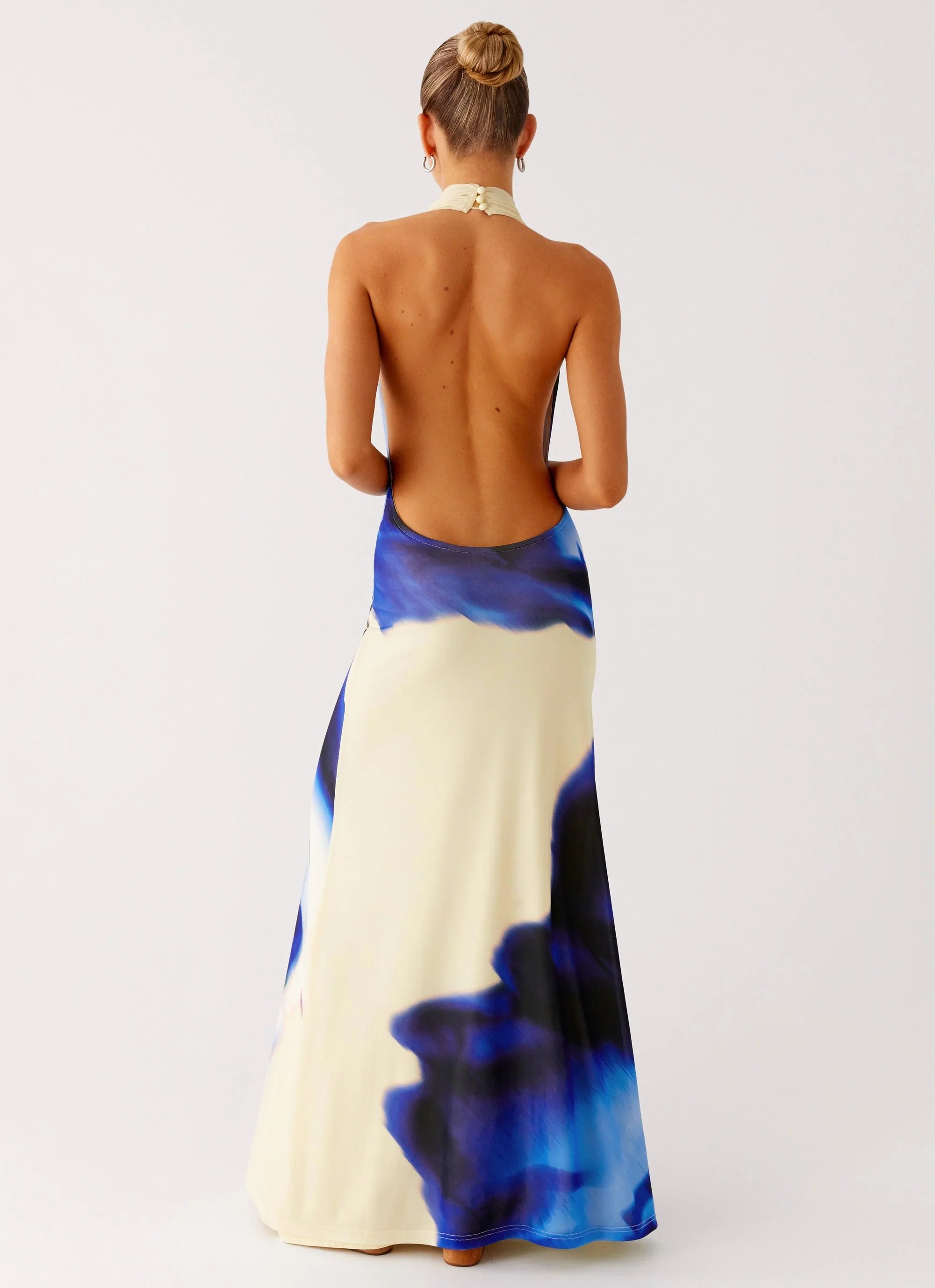 Only A Feeling Cowl Neck Maxi Dress Heirloom Floral