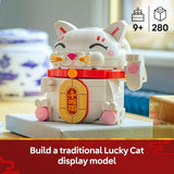 LEGO Lucky Cat Building Toy for Girls Boys Smiling Cat W Waving Paw Function for Kids Ages 9 Home Decor for Spring Festival Chinese New Year Celebrations Gift Idea for Birthdays 40813