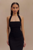 Amelita Suiting Halter Top Black
