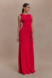 Monay Tulip Maxi Dress Raspberry