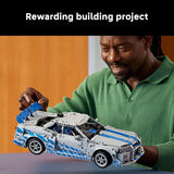 LEGO Technic 2 Fast 2 Furious Nissan Skyline GT R R34 Car DIY Kit and Building Set for Adults Collectible Model Street Racer with Drift Function Gift for Car Enthusiasts and Movie Fans 42210