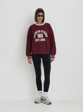 Burgundy Fourth Studio Relaxed Oversized Sweatshirt