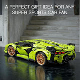 LEGO Technic Lamborghini Sián FKP 37 Building Sets for Adults Detailed Lamborghini Model Car Kit for Men Women Ages 18 Years Display in Room as Decor 42115