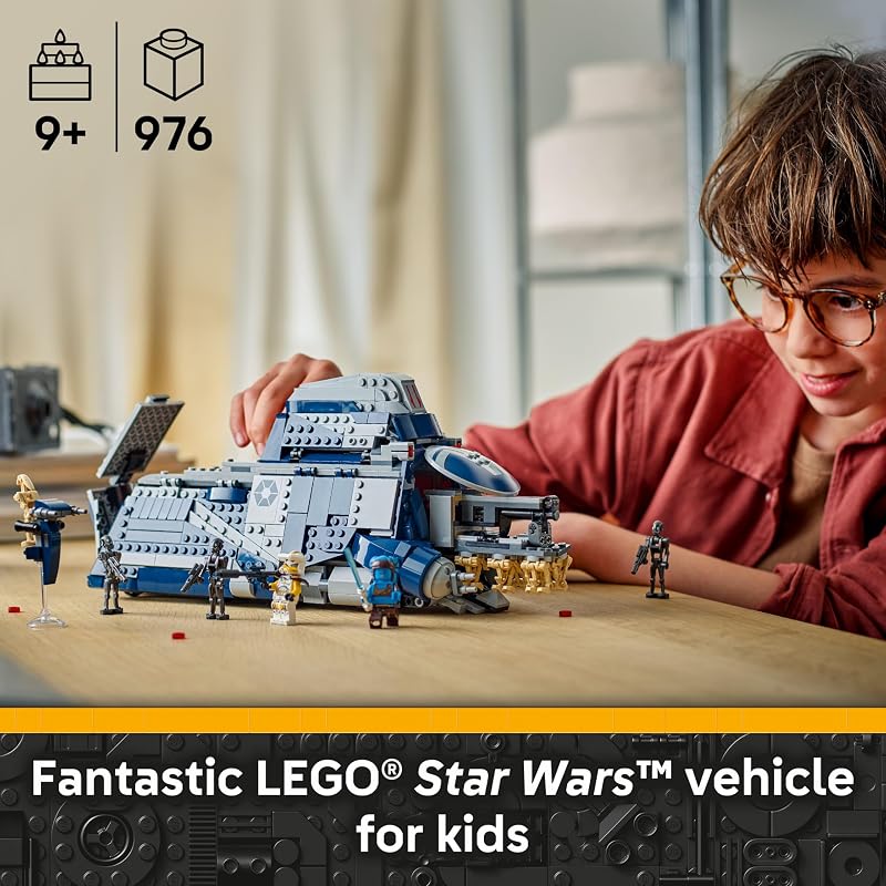 LEGO Star Wars Epic Battle Set Co Pack Pretend Play Building Toy for Boys Girls Ages 7 Includes 13 Droid Figures 6 Minifigures Bonus Gift Gift for Birthdays 66808