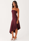 Juliana Midi Dress Mulberry