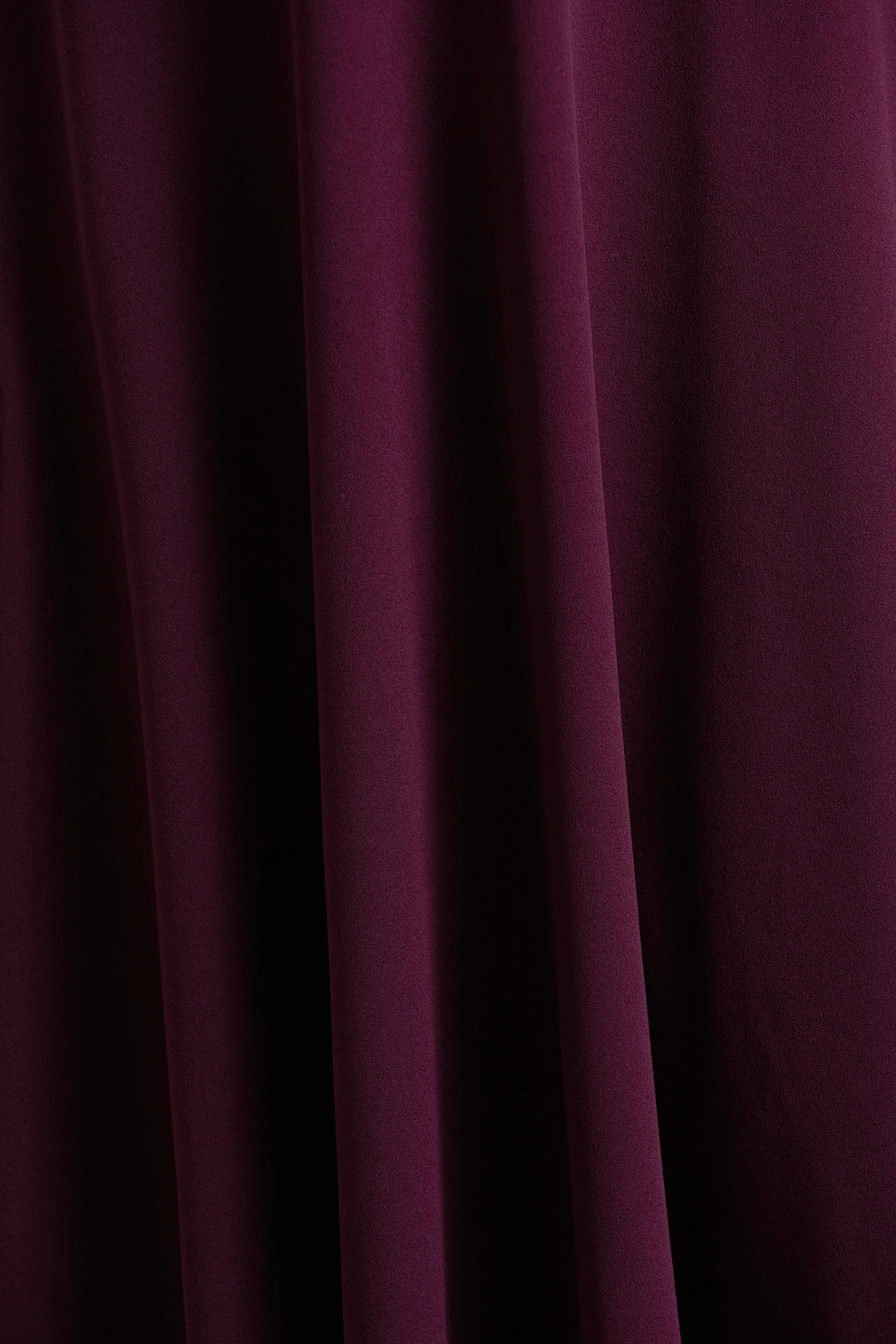 Andromeda Burgundy Sweetheart Neck Midi Dress