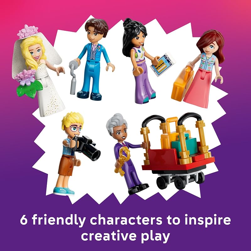 LEGO Friends Heartlake City Grand Hotel 42704 Building Toy for Girls Boys Ages 9 Dollhouse Playset W 6 Minidolls 1406 pieces Gift for Birthdays