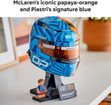 LEGO Editions McLaren MasterCard F1 Team Oscar Piastri Helmet Building Set for Teens Ages 14 F1 Bedroom Office or Shelf Decor for Fans Gift for Teenage Boys Girls 43017
