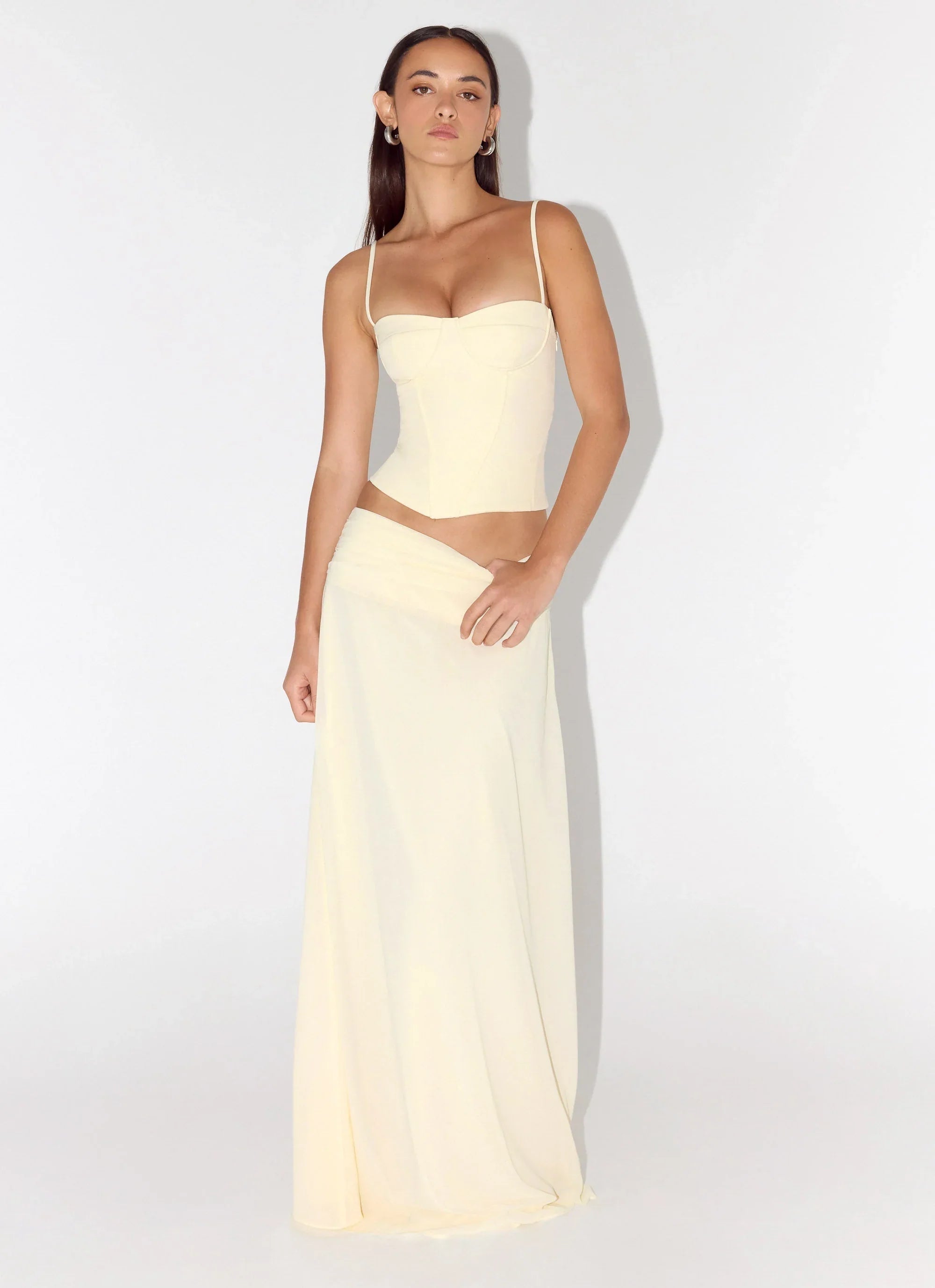 Natalya Maxi Skirt Yellow