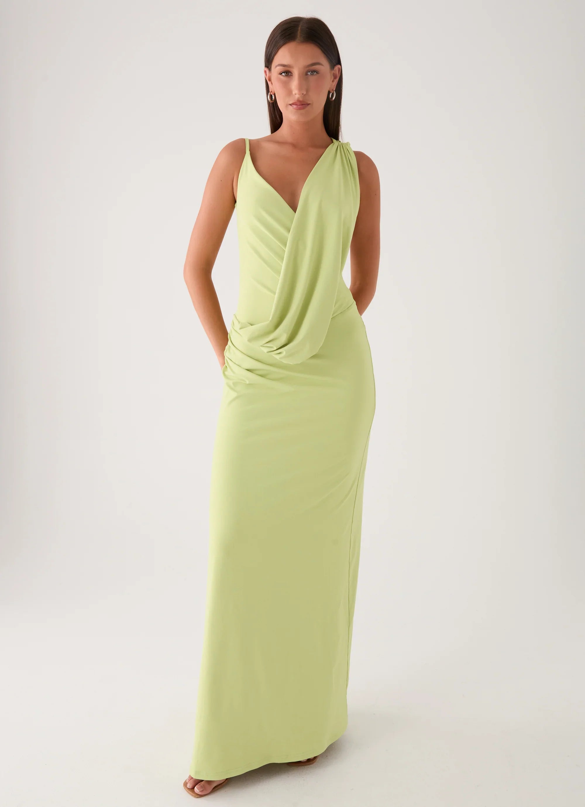 Isamaya Maxi Dress Lime