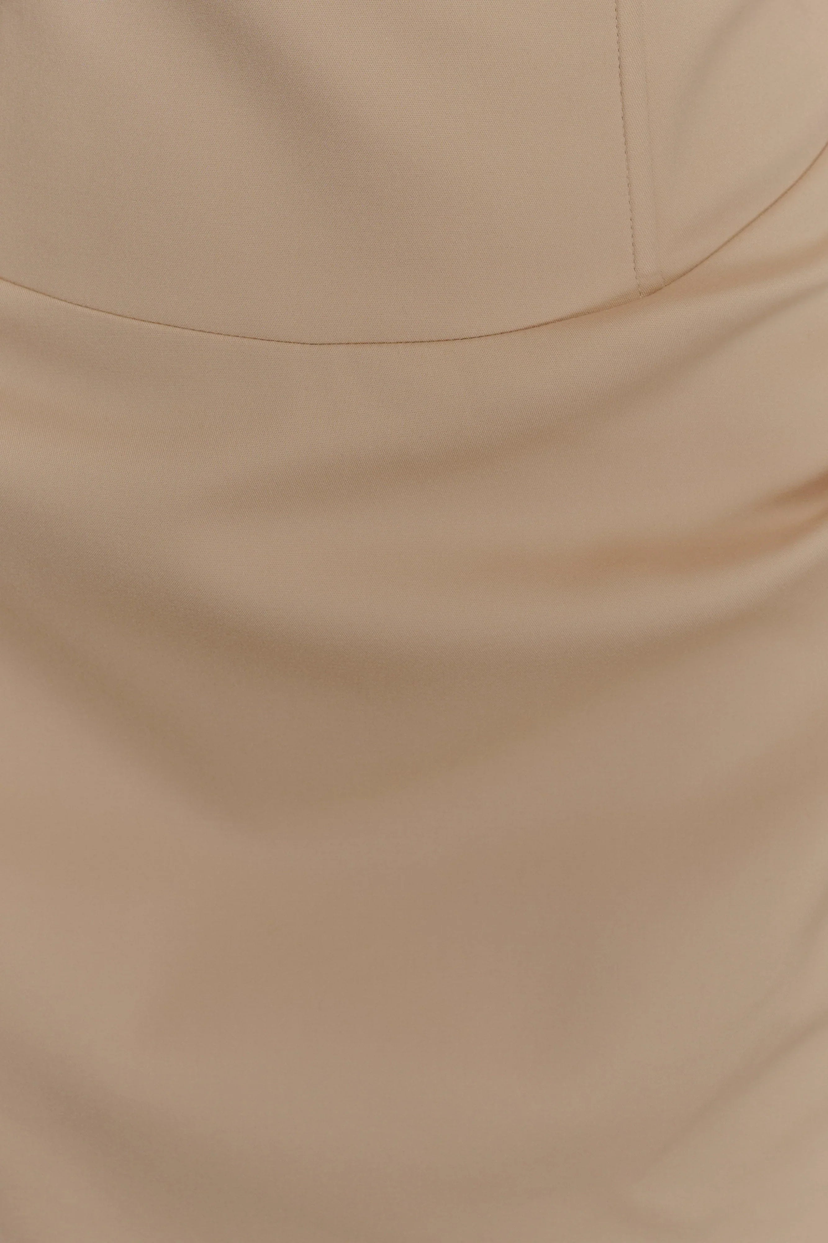 Doris Sleeveless Mini Dress Camel