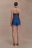 Meadow Denim Shorts Dark Blue