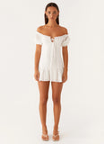 Hundred Percent Mini Dress White