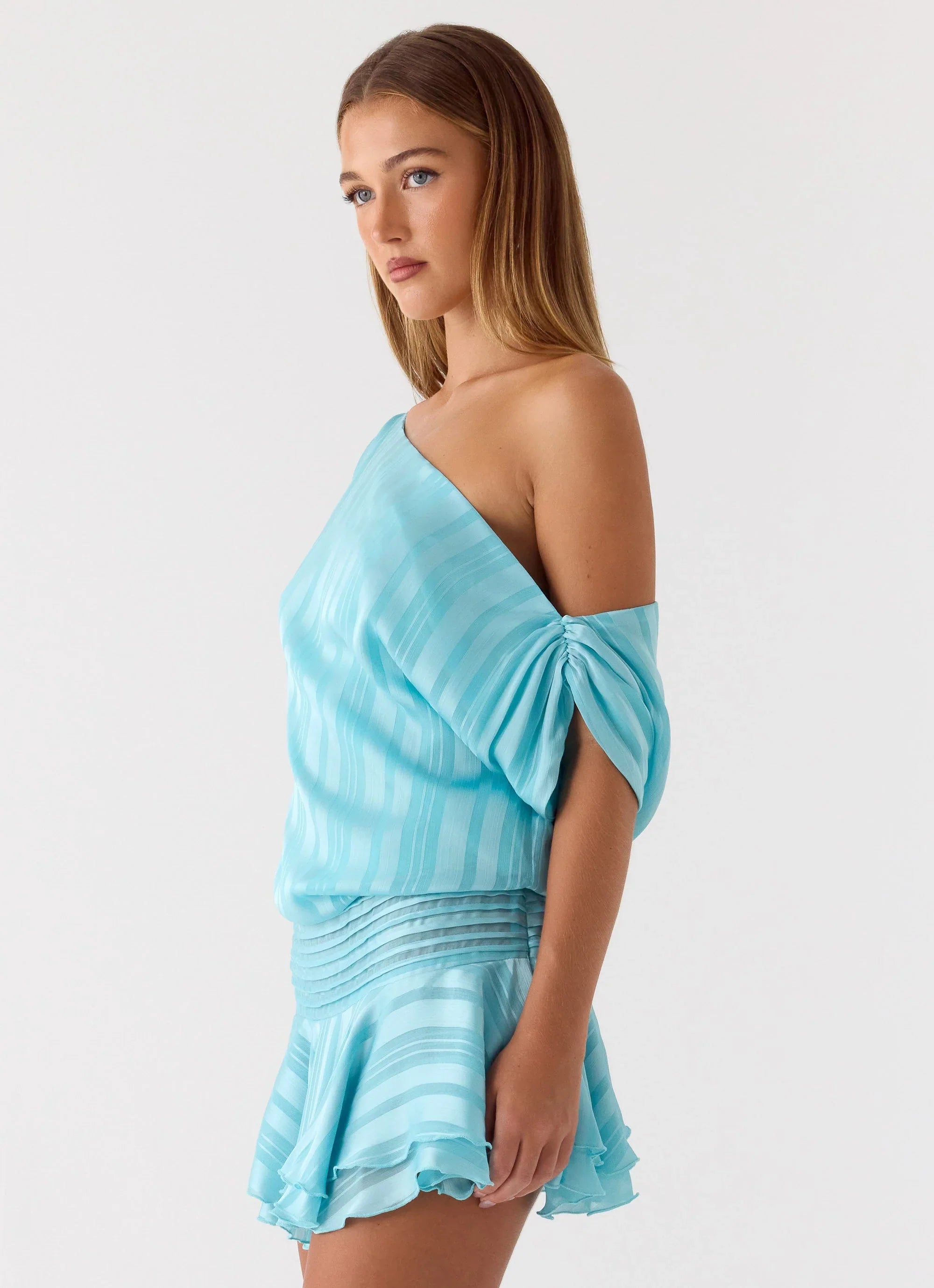 Lowey Mini Dress Pale Blue