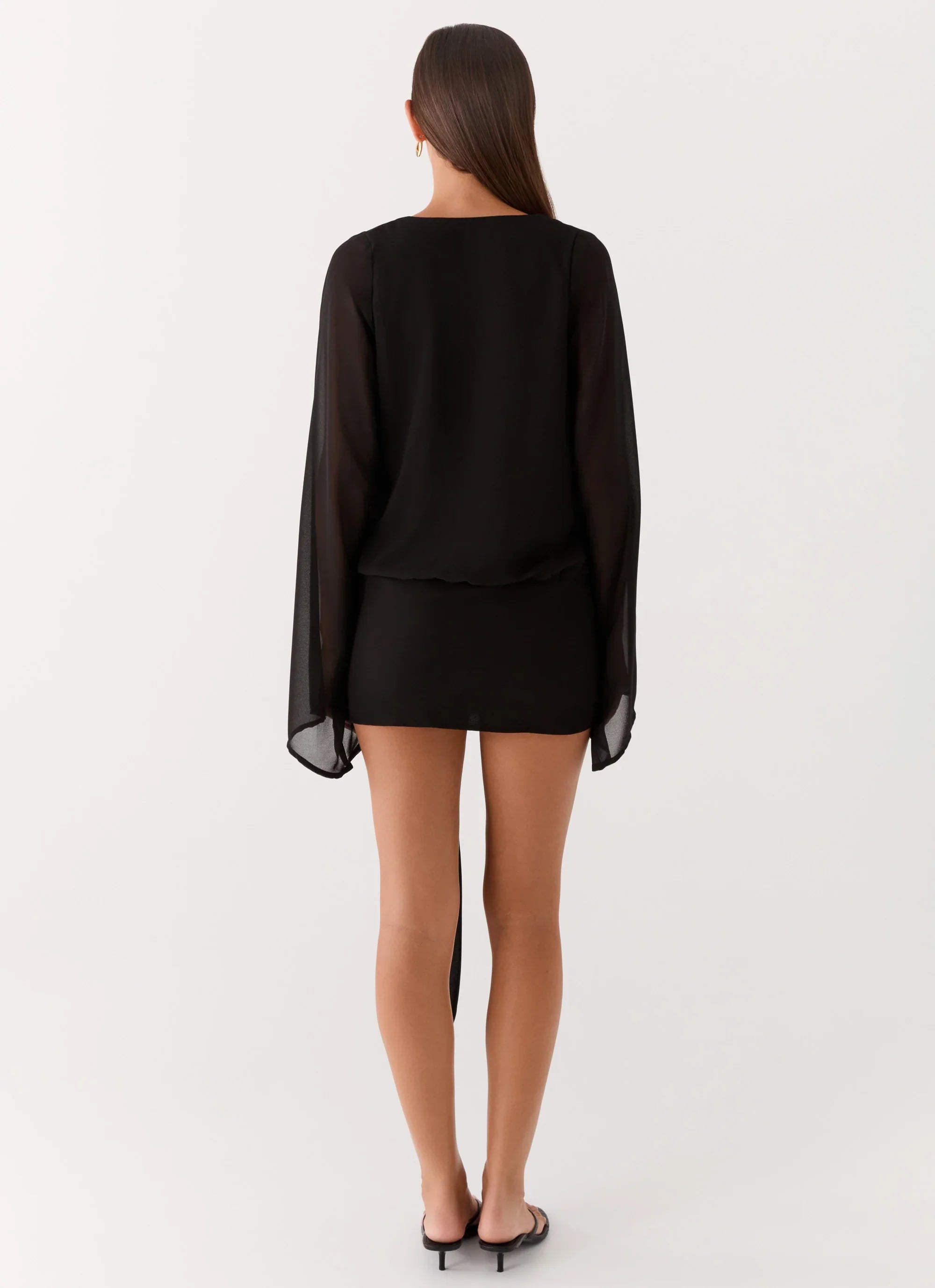 Sorrel Long Sleeve Mini Dress Black