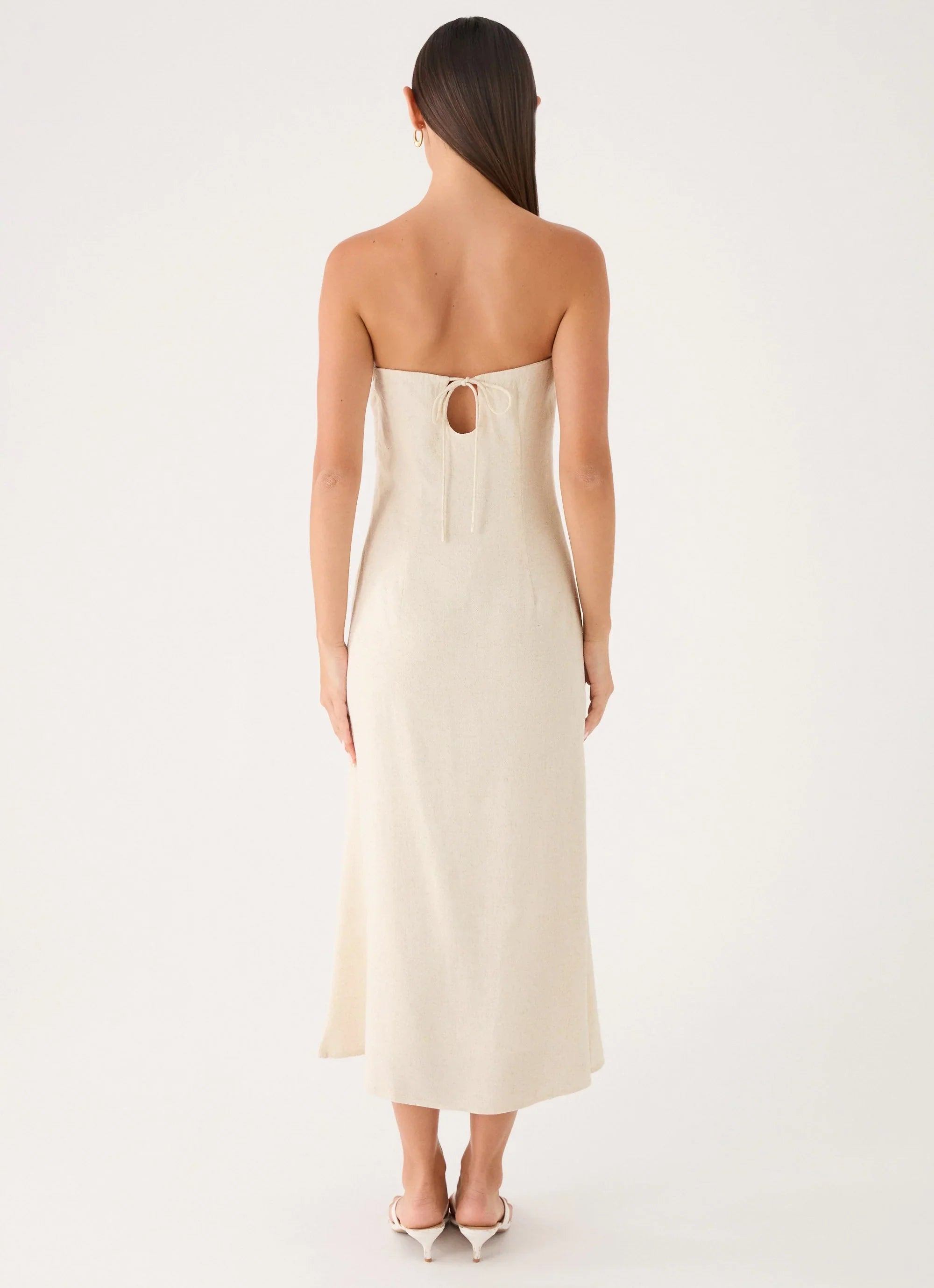 Sun Searching Midi Dress Oatmeal