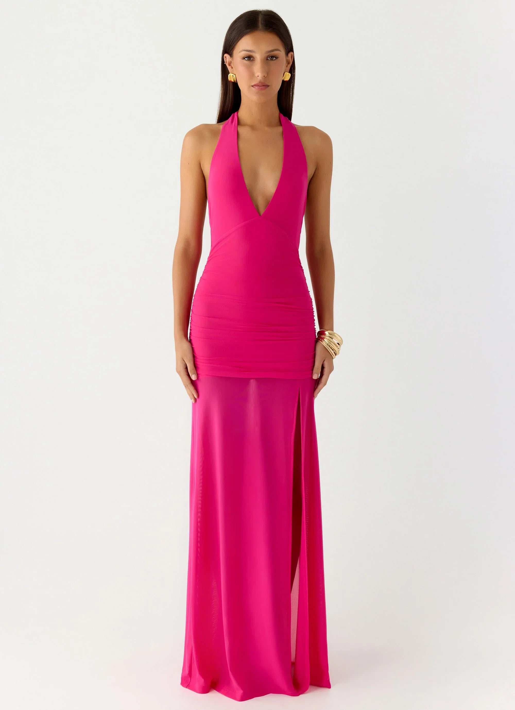 Island Muse Dress Fuchsia
