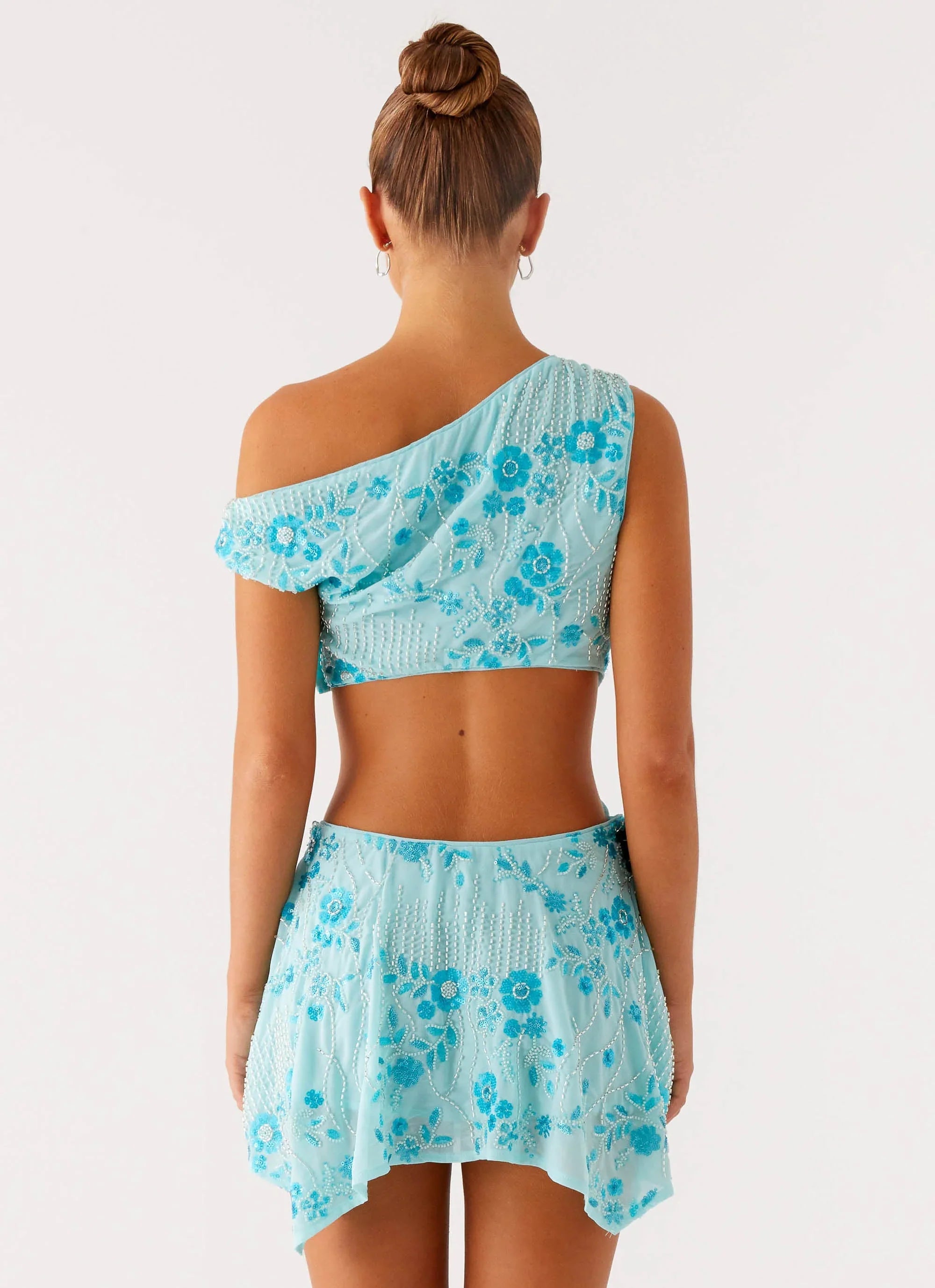 Aletta Sequin Mini Dress Blue