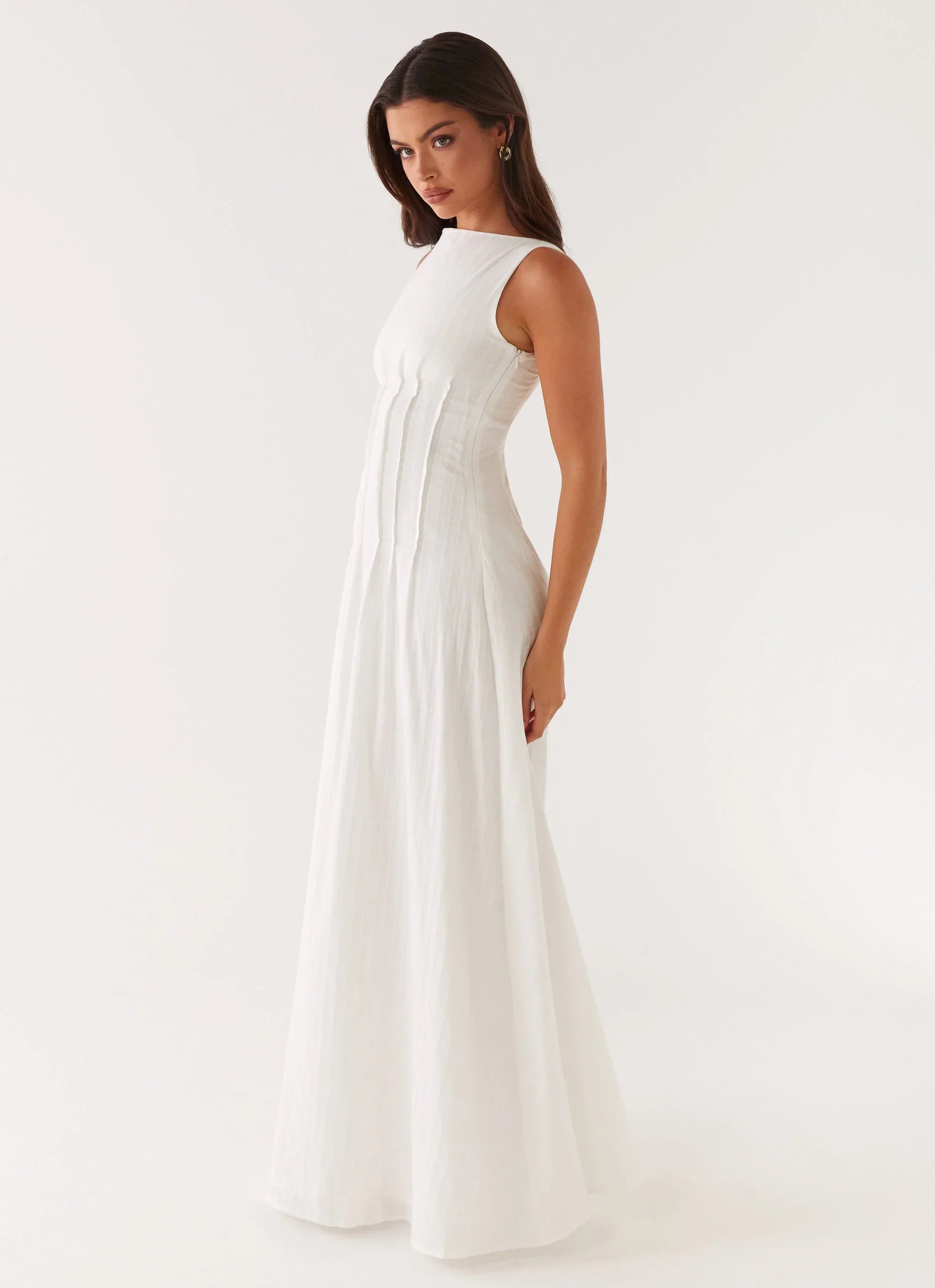 Maloney Maxi Dress White