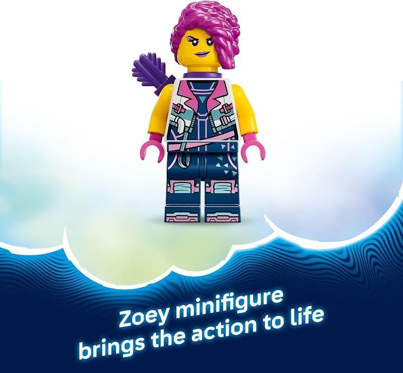 LEGO DREAMZzz Zoeys Time Owl Building Toy Pretend Play Set for Girls Boys Storytelling Toy for Kids Ages 8 with 2 Construction Modes Gift Idea for Birthdays Holidays 71494