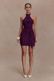Jacky Tulip Mini Dress Plum