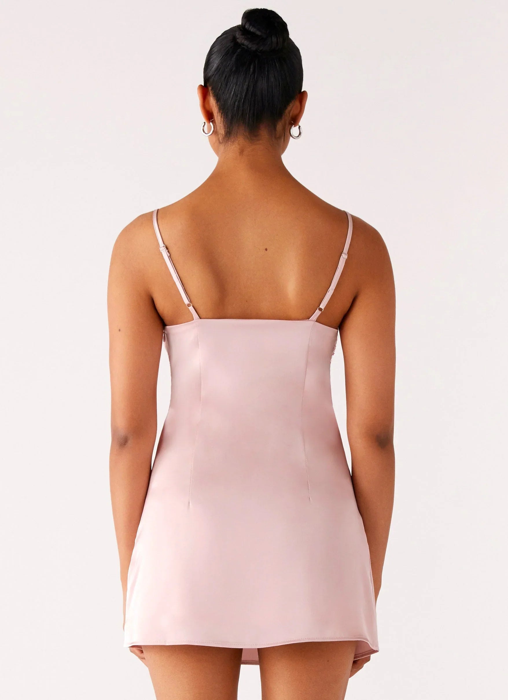 Zion Beaded Micro Mini Dress Pink