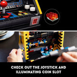LEGO Icons PAC Man Arcade Building Sets for Adults Collectible Office Shelf or Bedroom Decor Gifts for Men Women W Moving Handle to Recreate Game 10323