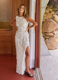 Briar Backless Maxi Dress Ivory