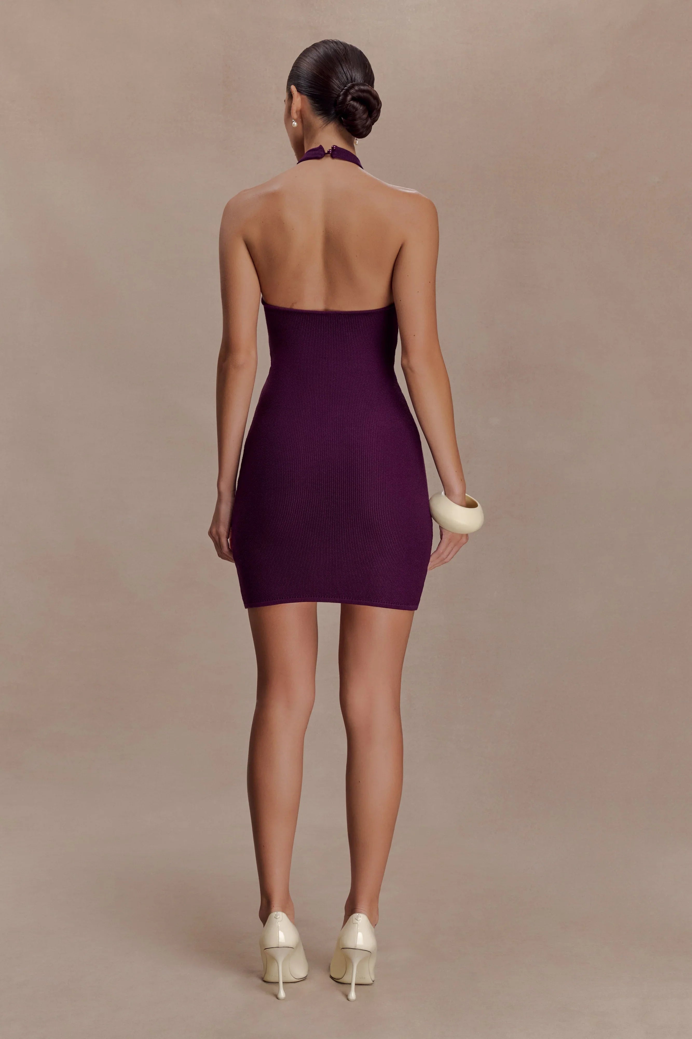 Jacky Tulip Mini Dress Plum