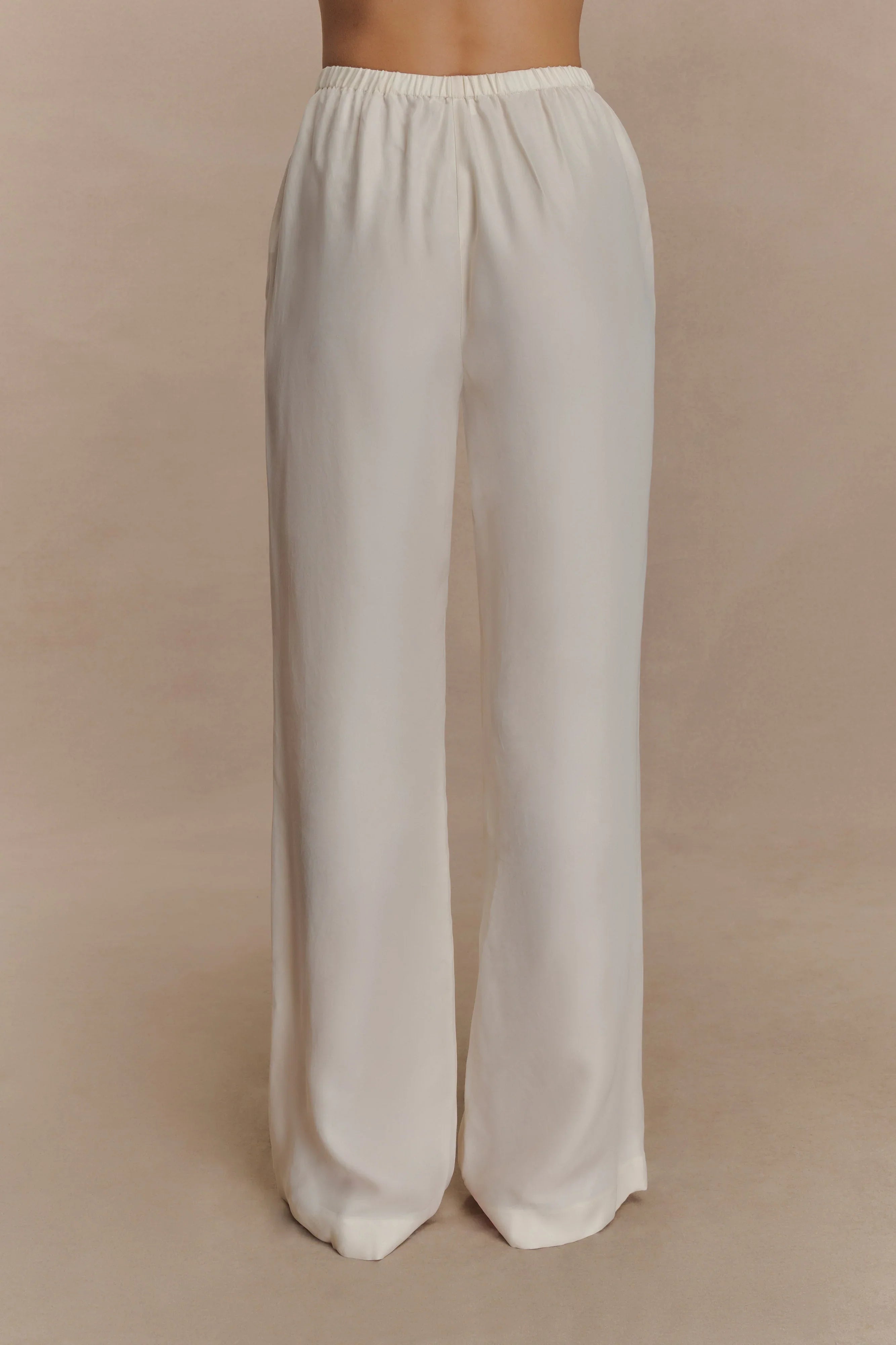 Violeta Straight Leg Pant Ivory