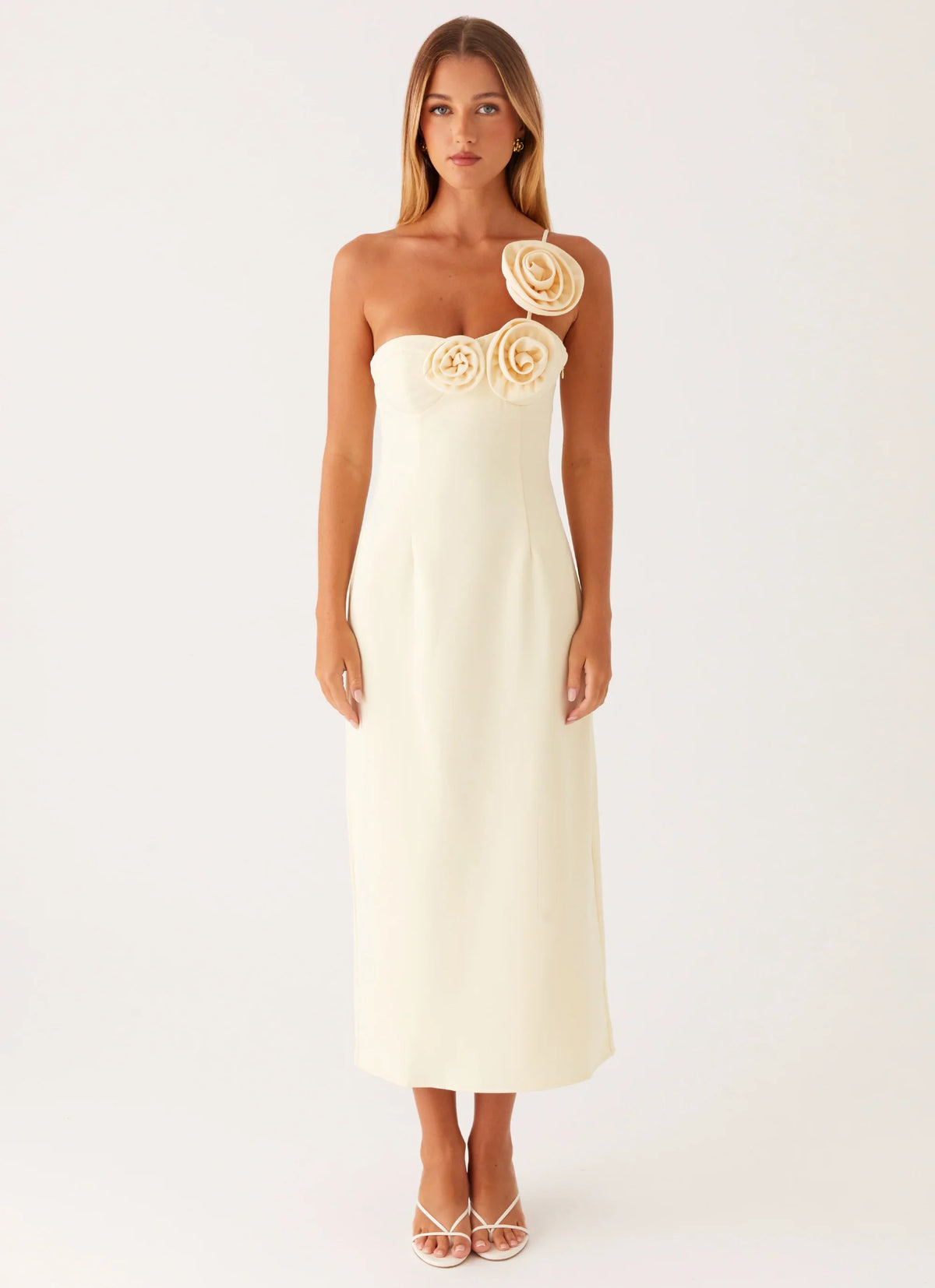 Sweetpea Midi Dress Yellow