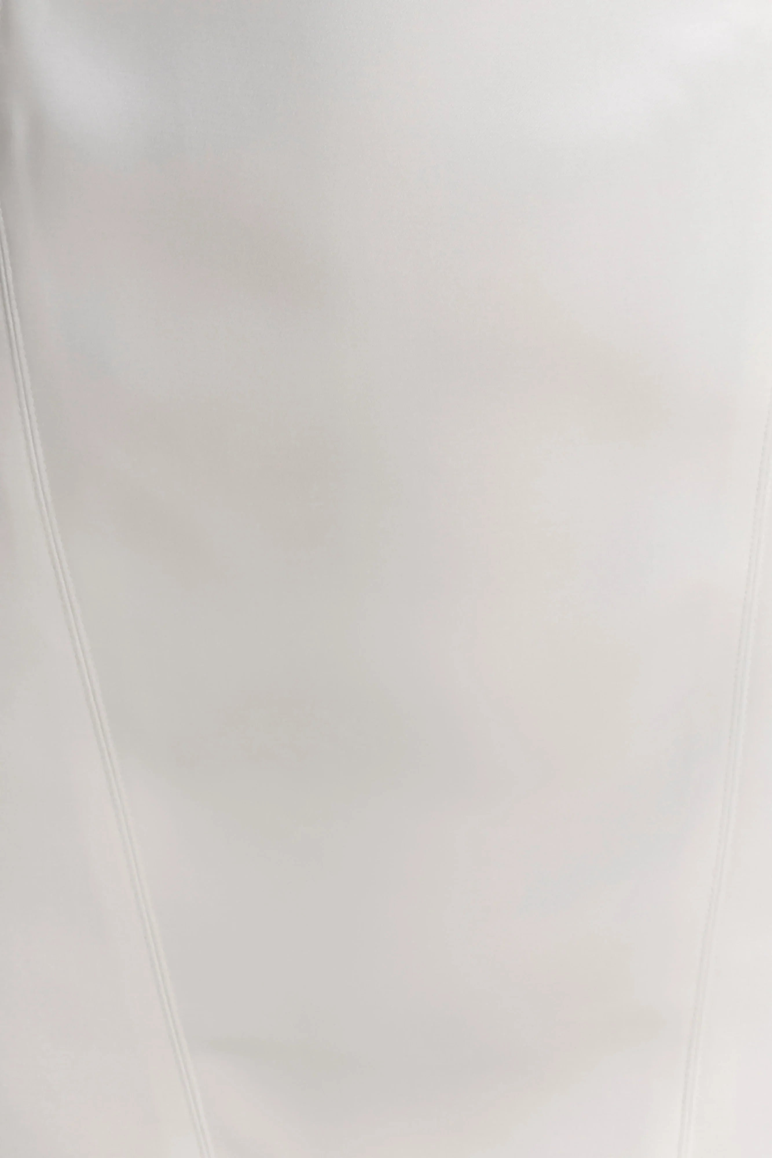 Beth Satin Mini Dress White