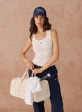 White Knitted 4th Vest Top