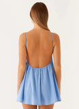 Greer Mini Dress Blue