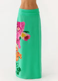 Blushing Bloom Maxi Skirt Jungle Bloom